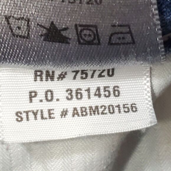 BKE Carter Teens Sz 26R Button Fly Denim Blue Jeans Factory Distressed Destoryed - Picture 5 of 11